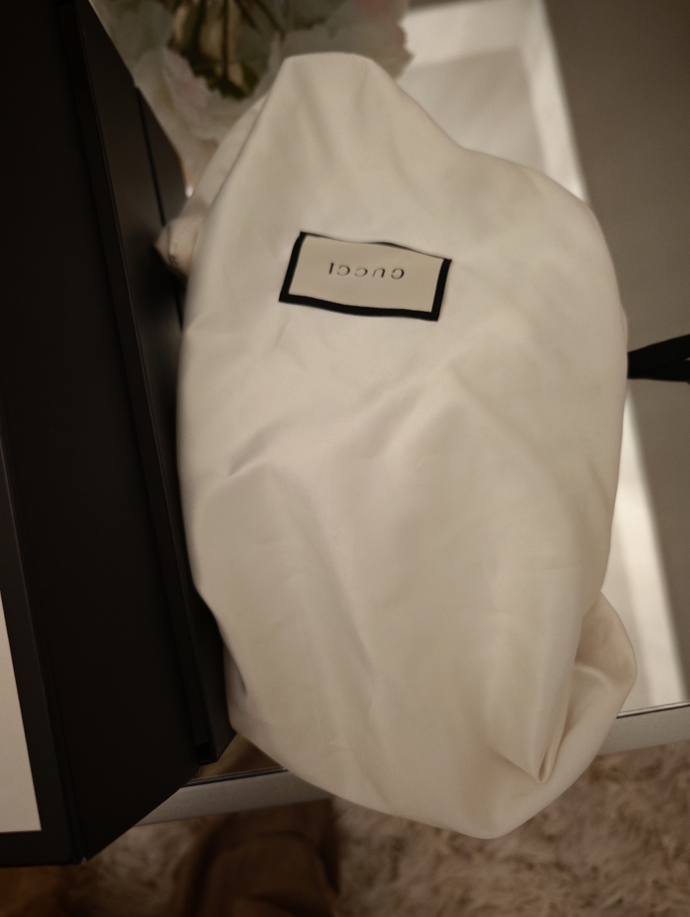 Gucci Cream GG Marmont Quilted Shoulder Bag with Gold Hardware - Picture 12 of 15